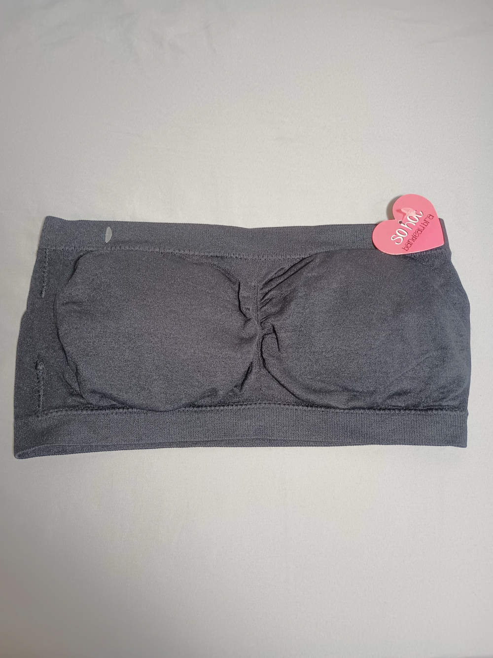 Bandeau Bra Women's Strapless Black Bra
